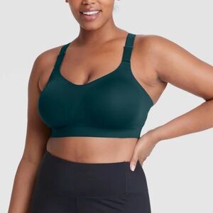 All in Motion - Dark Teal Sports Bra - XL
